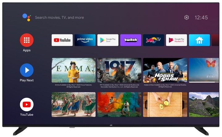 LED Televize JVC LT-65VA3335 65" 4K UHD černá