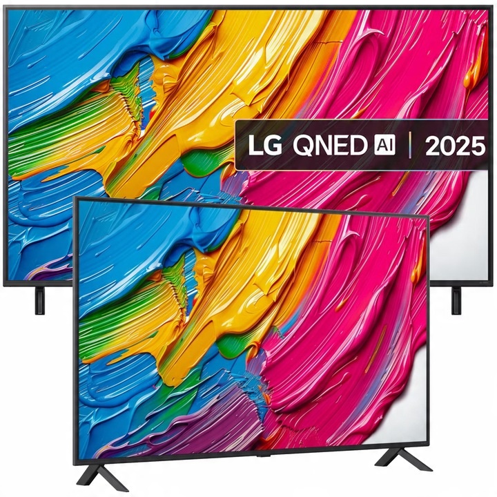 LED televize LG 55QNED80A6A 55" 4K UHD černá AKCE
