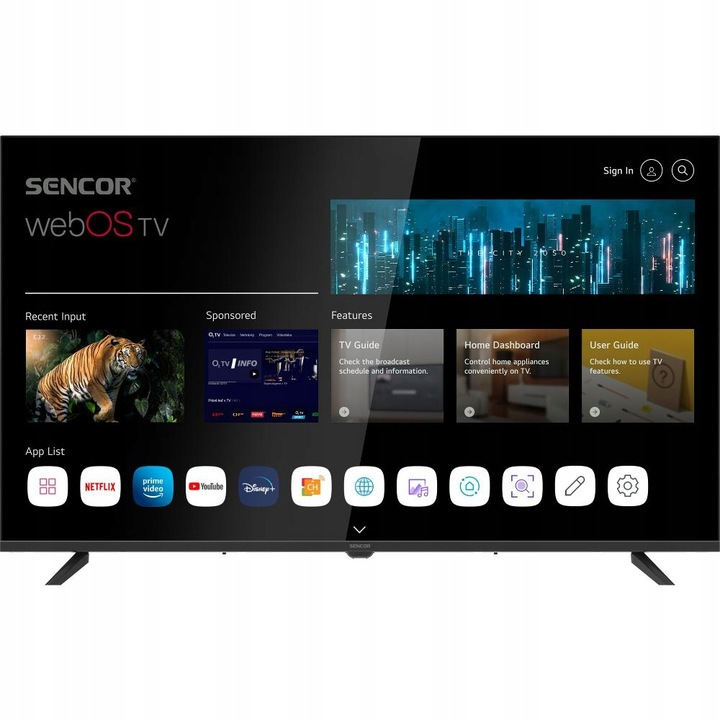 LED televize Sencor SLE 43US802TCSB 43" 4K UHD