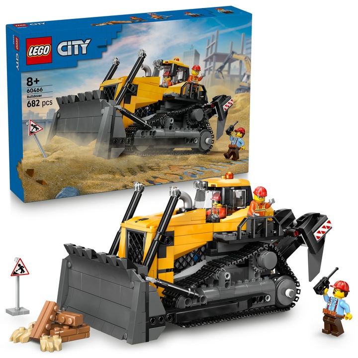 LEGO City 60466 Žlutý buldozer nejlevnější