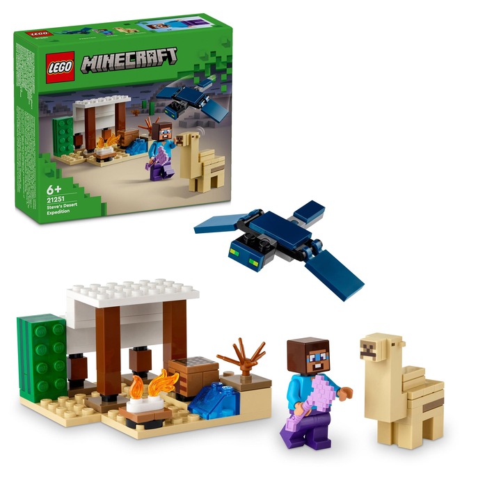 LEGO Minecraft 21251 Steve a výprava do pouště VÝPRODEJ