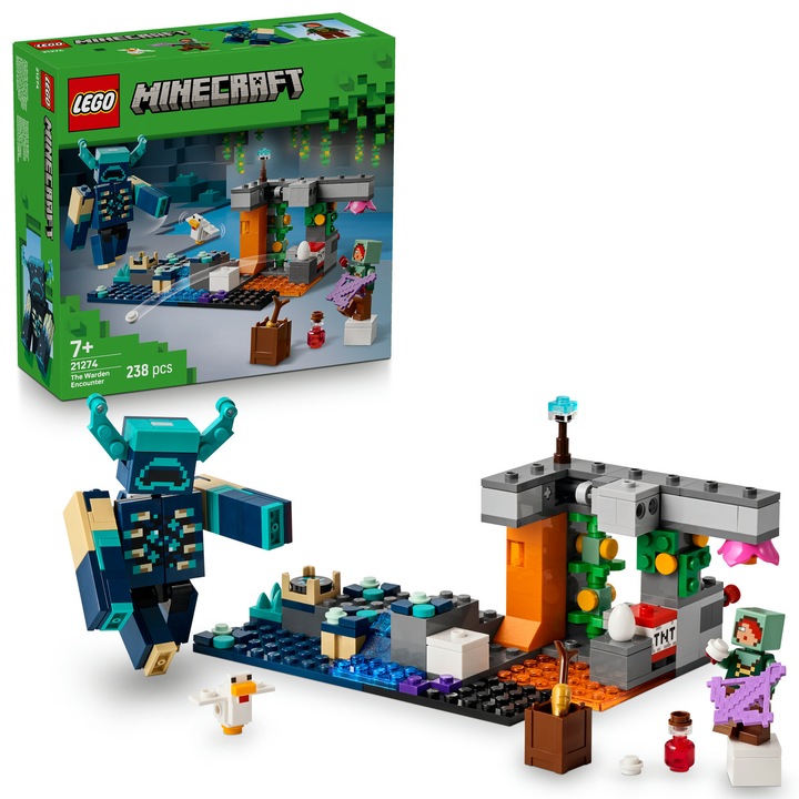 LEGO Minecraft 21274 Setkání se Strážcem