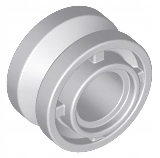 LEGO NEW Světle modrošedé kolečko 11 mm x 8 mm Středová drážka 42610