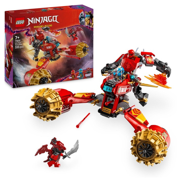 LEGO Ninjago 71830 Kaiův bouřný jezdec a robot