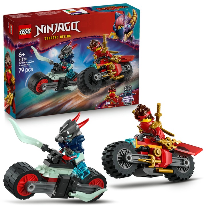 LEGO NINJAGO 71838 Kai a závody na motorkách