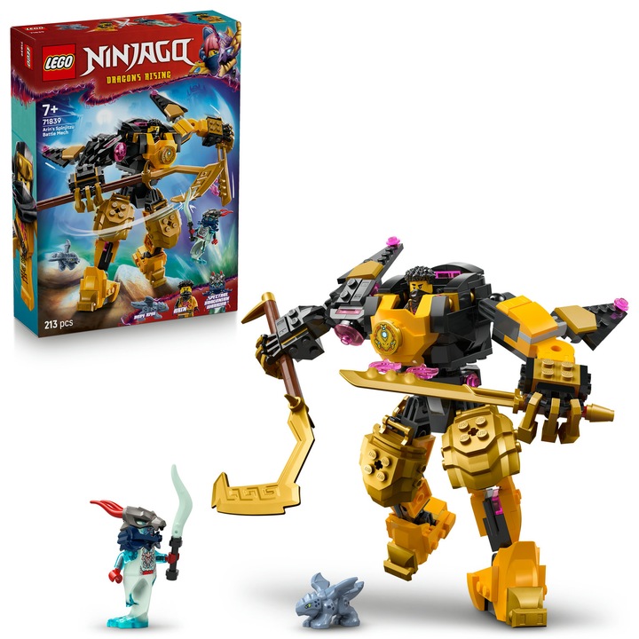 LEGO NINJAGO 71839 Arin a bojový robot Spinjitzu