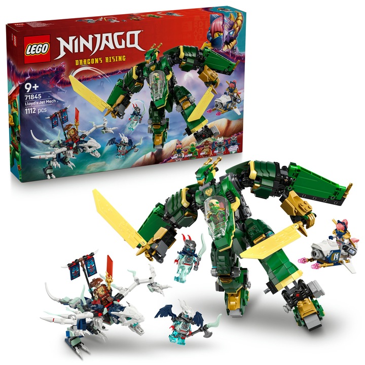LEGO NINJAGO 71845 Lloydův tryskáčový robot