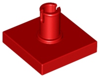 LEGO NOVÁ deska Technic Red Tile Modified 2x2 Pin 2460