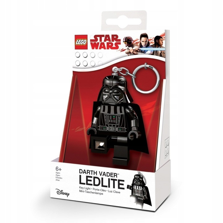 LEGO Star Wars - Darth Vader svítící klíčenka