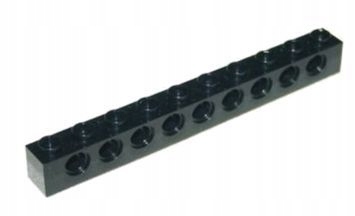LEGO TECHNIC NOSNÍK 1X10 ČERNÝ 1X10 Č. 2730