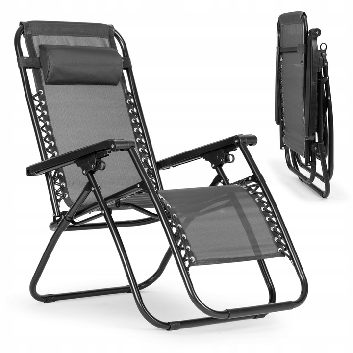 Lehátko plážové zahradní křeslo s nastavitelným opěradlem ZERO GRAVITY Marketia Home