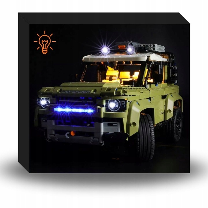 LED osvětlení pro LEGO Land Rover Defender 42110 Technic (BEZ LEGO)