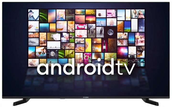 LED televize Hyundai ULX 55359 GSMART 55" 4K UHD černá
