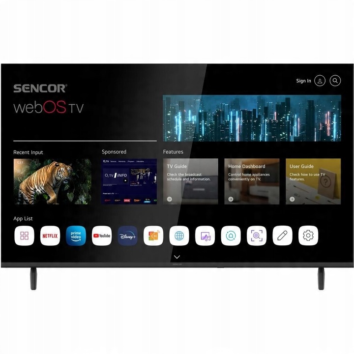 LED televize Sencor SLE 43FS803B 43" Full HD černá