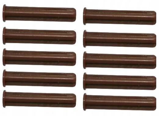 LEGO 10 Ks Klocek Technic Osa 3L se slitinou Reddish brown Hnědá 24316 Nové