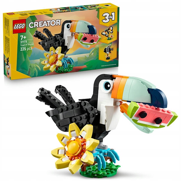 LEGO Creator 3v1 31173 Divoká zvířata: Tropický tukan