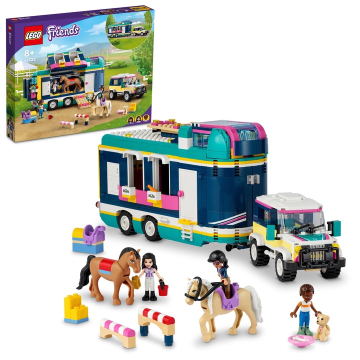LEGO Friends 41722 Přívěs na výstavu koní