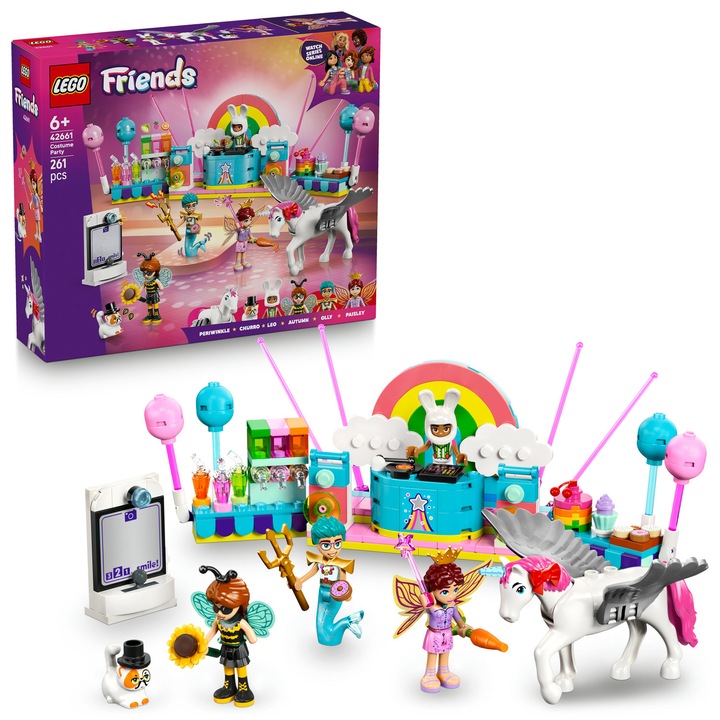 LEGO Friends 42661 Kostýmová párty s jednorožcem a vílou