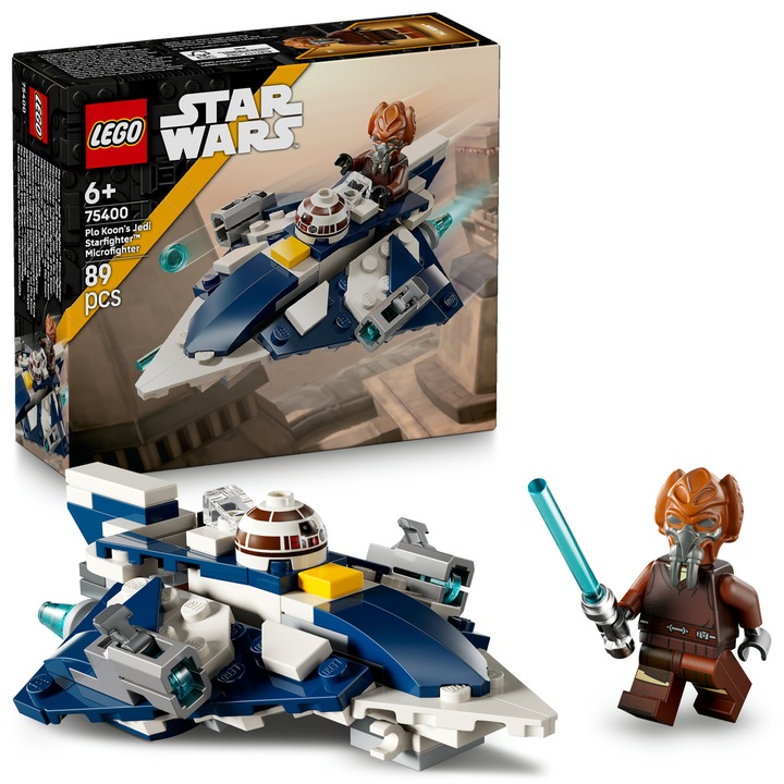 LEGO Star Wars 75400 Plo Koon a jeho jediská mikrostíhačka sada