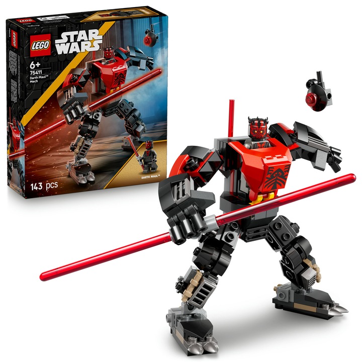 LEGO Star Wars 75411 Darth Maul a jeho robotický oblek