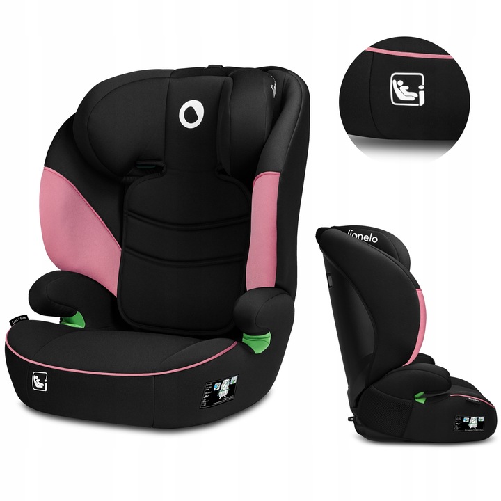 Lionelo Autosedačka LARS PLUS i-size 100-150 cm 2023 pink baby