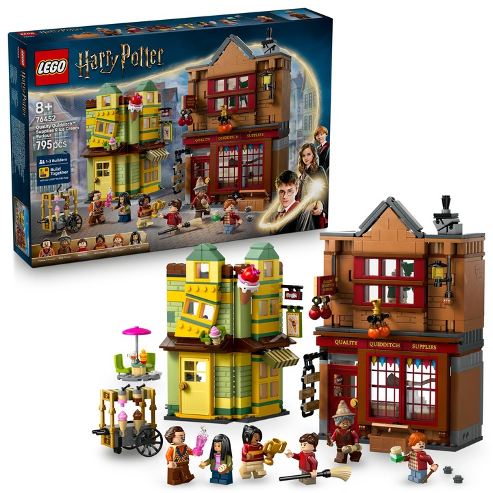 LEGO Harry Potter 76452 Značkové vybavení pro famfrpál a zmrzlinárnu VÝPRODEJ