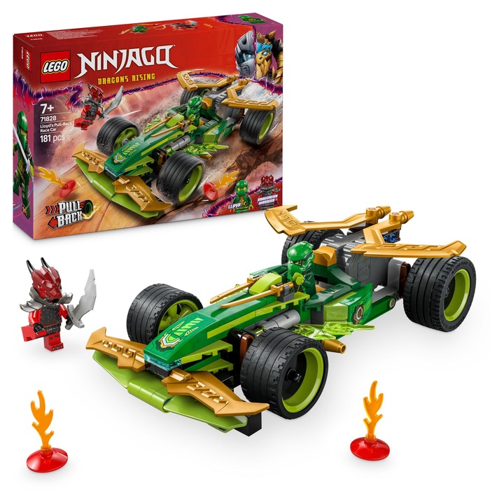 LEGO Ninjago 71828 Lloydovo závodní auto s natahovacím motorem