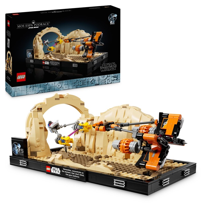 LEGO Star Wars 75380 Závody kluzáků v Mos Espa – diorama