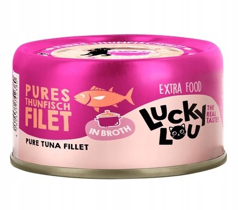 Lucky Lou Extrafood Tuňák ve vývaru plechovka 70 g