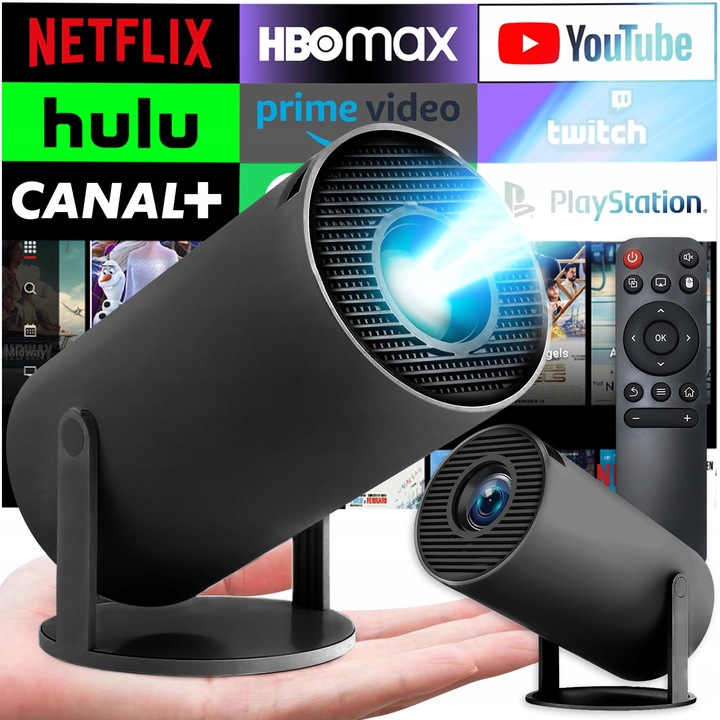 LED projektor Renew Force PROJEKTOR PRO NOTEBOOK POČÍTAČ 130 PALCŮ černý