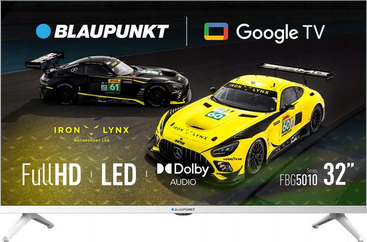 LED televize Blaupunkt 32FBG5010S 32" Full HD SMART GOOGLE TV HEVC Bílá