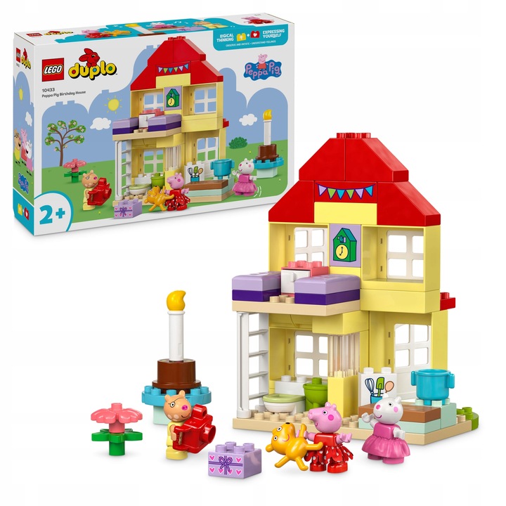 LEGO DUPLO 10433 Prasátko Peppa a narozeninový dům