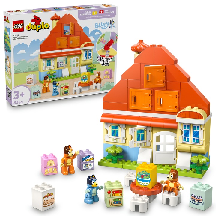 LEGO DUPLO Bluey 10459 Dům Bluey a paměťová hra