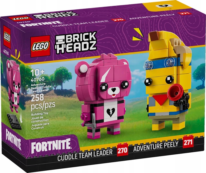 LEGO Fortnite Dobrodružná kůže a velitelka Přítulek 40760 BrickHeadz