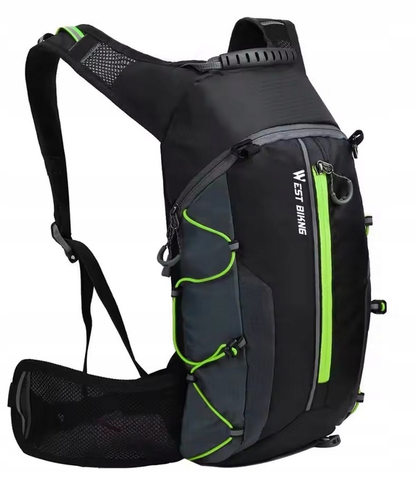 Lehký prodyšný skládací Batoh West Biking na odrážedlo o objemu 10 litrů