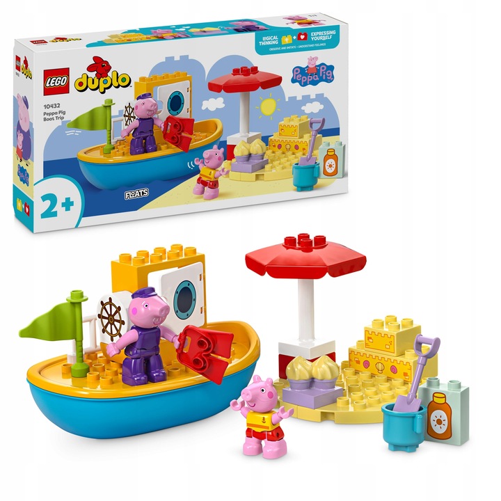 LEGO DUPLO 10432 Prasátko Peppa a výlet na loďce LEVNĚ