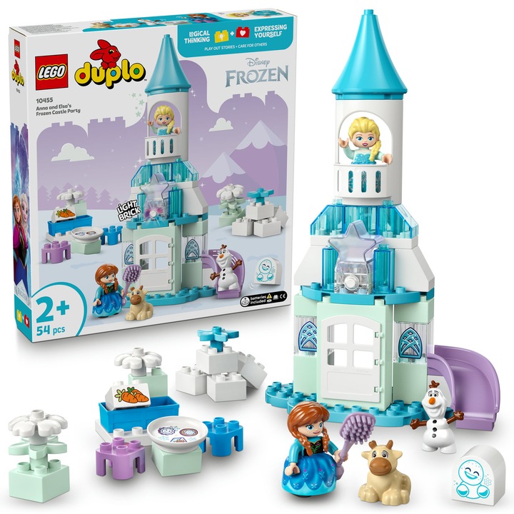 LEGO DUPLO Disney 10455 Ledové království: Anna a Elsa a oslava na hradě
