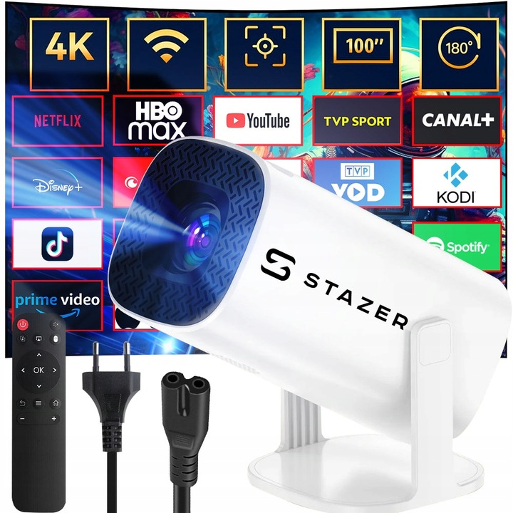 LED projektor YD P30 bílý