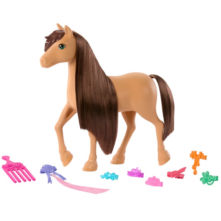 Mattel Barbie Kůň Pepper, doplňky HXJ37