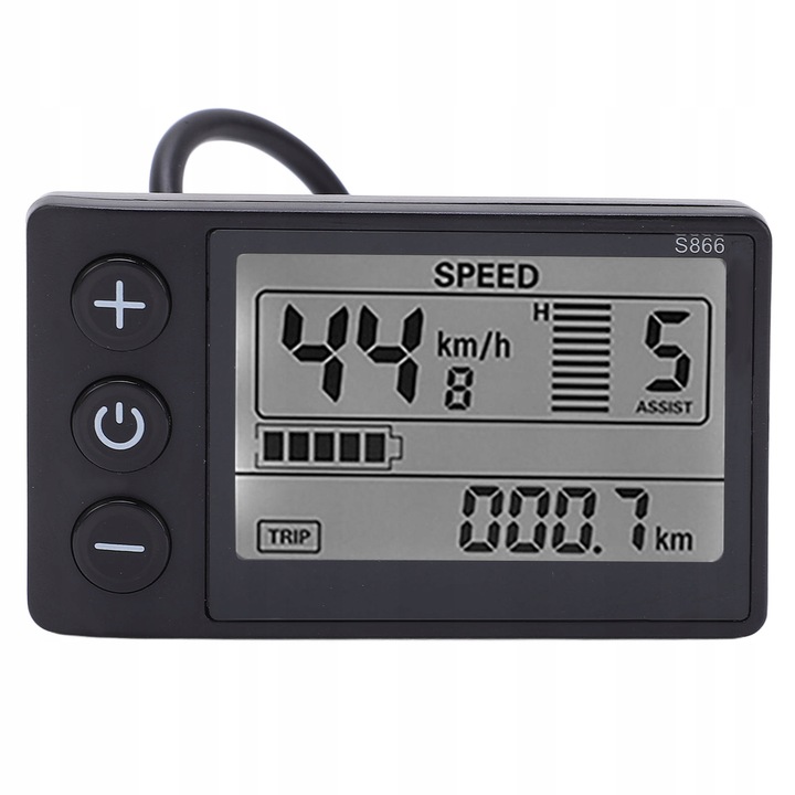 MĚŘIČ LCD displej S866 24V 36V 48V KOLO