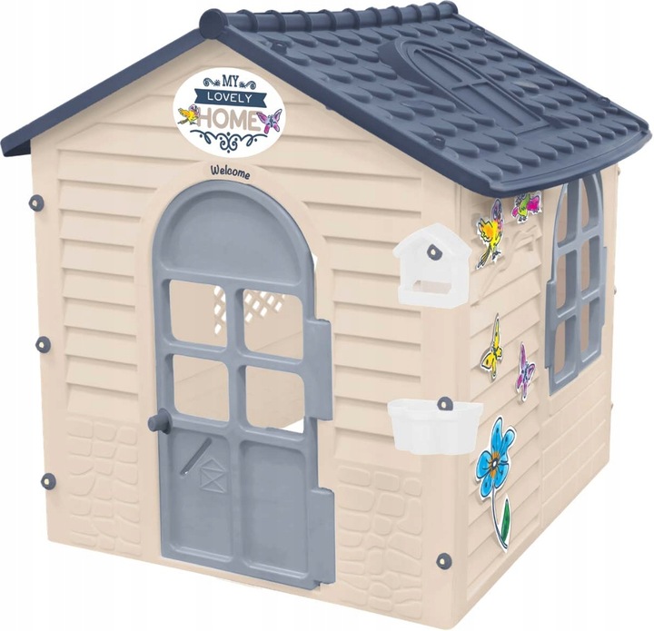 MOCHTOYS Dětský zahradní domeček béžový nejlevnější