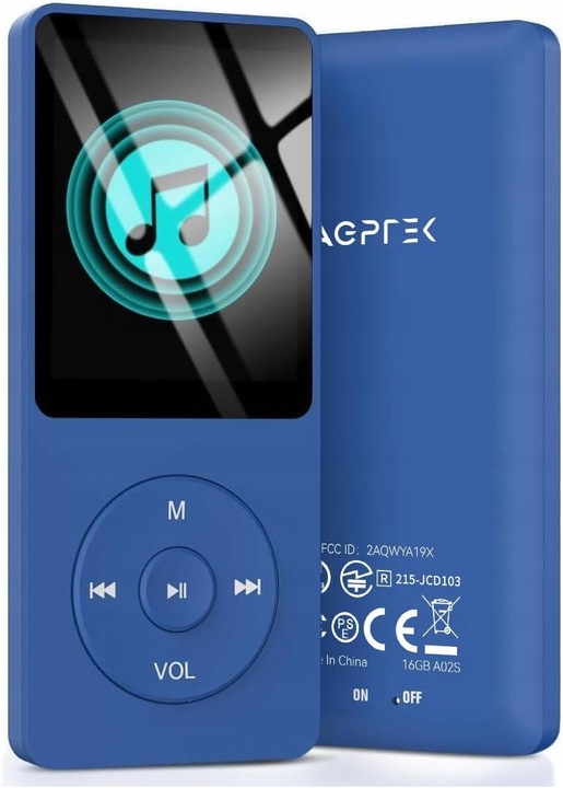 MP3 AGPtek A02 (S)T růžový 8 GB