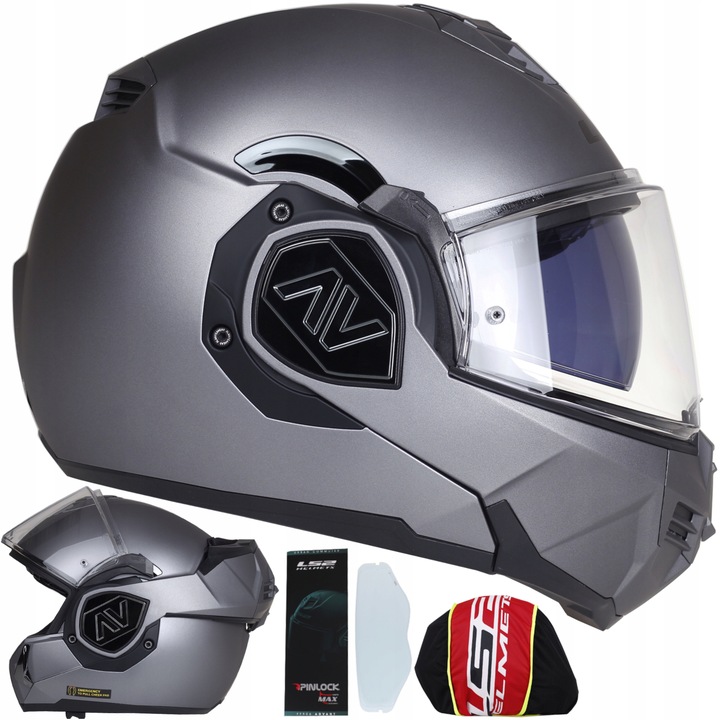 MOTOCYKLOVÁ PŘILBA LS2 FF906 ČELISTOVÁ + PINLOCK AKCE