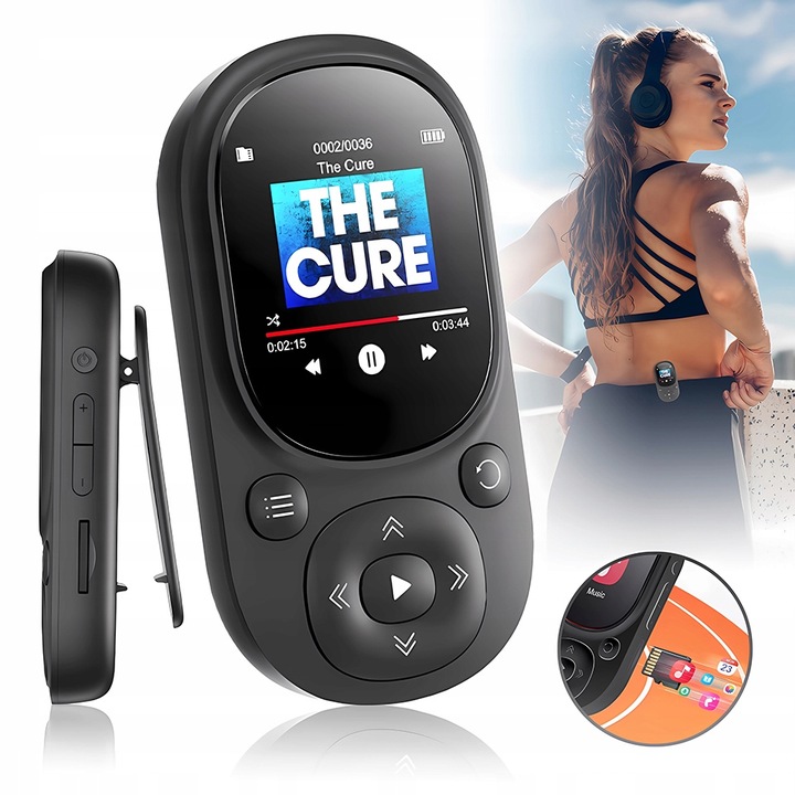 MP3 SUNYEETEK MP3-SUNYEETEK-01 modrý 64 GB