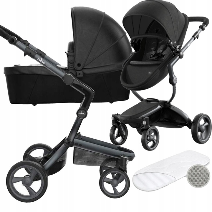 MIMA XARI KOČÁREK 2v1 HLUBOKÝ-PROCHÁZKOVÝ SPORT 4G GRAPHITE BLACK