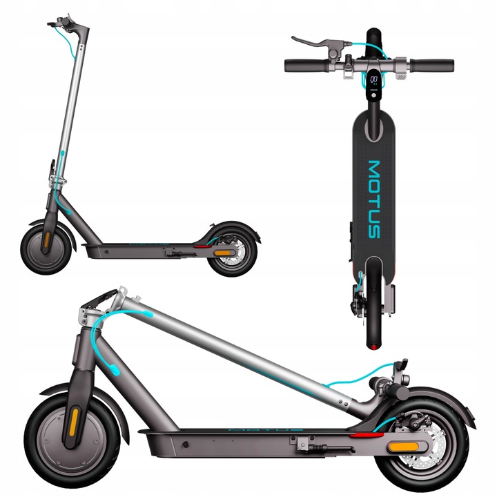 Motus Scooty 8.5 Lite – moderní LED koloběžka, IP54, 6 Ah, 3 jízdní režimy