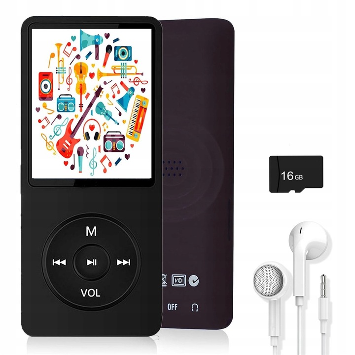 MP4 PŘEHRÁVAČ PŘENOSNÉ HUDBY WALKMAN 16 GB BLUETOOTH REDUKCE ŠUMU