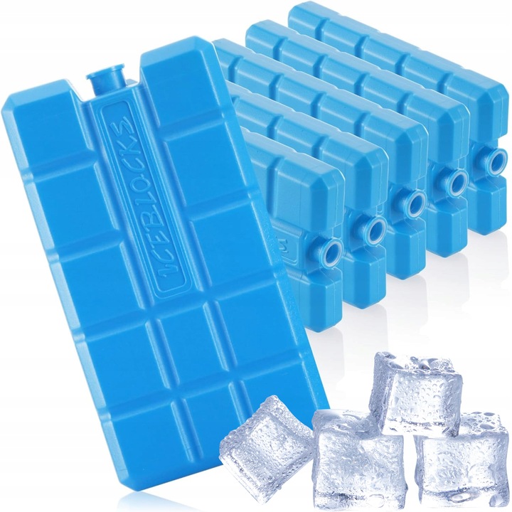 MRAZÍCÍ CHLADÍCÍ VLOŽKY DO TURISTICKÝCH LEDNIČEK SADA 6 x 400 ml