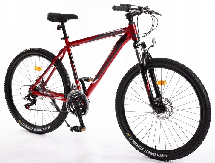 MTB kolo Olpran DRAKE FULL DISC rám 20 palců kolo 27,5 " červená VÝPRODEJ