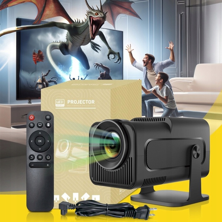 Magcubic 4K Android 11 Projector EU Plug Native 1080P 390ANSI HY320 Dual